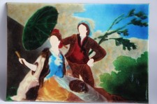 Enamel copper painting d'occasion  Expédié en Belgium