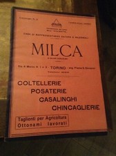 Milca catalogo coltellerie usato  Italia