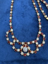 Vintage necklace ruby for sale  CHELMSFORD