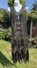 Black gold fringe for sale  LIVERPOOL