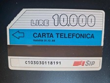 Rara scheda sip usato  Italia