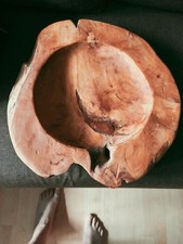 Große echtholzschale durchmes gebraucht kaufen  Raubling