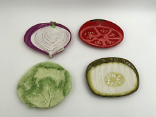 Conjunto de prato vegetal picles cebola alface tomate porcelana decoração Boston 7” comprar usado  Enviando para Brazil