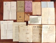 Lot old papers d'occasion  Expédié en Belgium