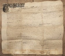 1698 england indenture for sale  Seaford
