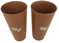 Tupperware DEALER Salesman apenas copos 18 oz cada logotipo "77" para o ano 1977 anos 70 comprar usado  Enviando para Brazil
