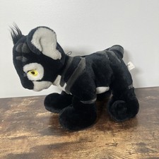 Neopets Preto Cinza Sombra KOUGRA 10" Bicho de Pelúcia RARO 2003, usado comprar usado  Enviando para Brazil