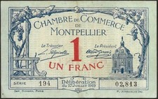 Billet nécessité montpellier d'occasion  Gallardon