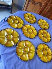 Ensemble assiettes huitre d'occasion  Capendu