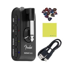 Pacote amplificador de guitarra Fender Mustang micro fone de ouvido pessoal com escolha de para-lama... comprar usado  Enviando para Brazil