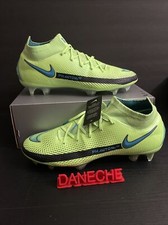 Tênis de futebol Nike Phantom GT Elite DF FG Lime Glow CW6589-303 masculino tamanho 12.5, usado comprar usado  Enviando para Brazil