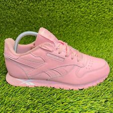 Tênis Reebok Couro Clássico Infantil Meninas Tamanho 6Y Couro Atlético Rosa comprar usado Tênis Reebok Couro Clássico Infantil Meninas Tamanho 6Y Couro Atlético Rosa comprar usado  Enviando para Brazil