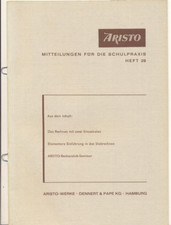 Aristo mitteilungen schulpraxi gebraucht kaufen  Langenbrettach