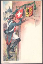1914 suisse carte usato  Milano