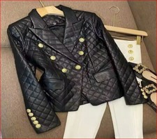 Schwarzer damen leder gebraucht kaufen  Jena-Umland
