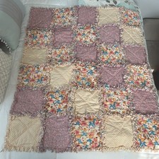 Rag quilt handmade for sale  Cleveland