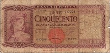 500 lire italia usato  Gioia Tauro