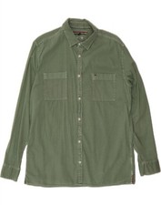 Camisa masculina slim fit XL verde algodão DL01 TOMMY Hilfiger comprar usado  Enviando para Brazil