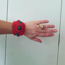 Handmade tibetan beaded for sale  LONDON