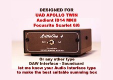 Mini mixer de som estúdio 4 canais UAD Apollo Focusrite Audient Motu, usado comprar usado  Enviando para Brazil