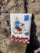 Insegna smaltata vespa usato  Bagnone