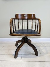 Antique desk armchair for sale  SKIPTON
