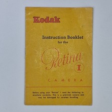 Câmera Kodak Retina I livreto manual de instruções originais, inglês, década de 1940 comprar usado  Enviando para Brazil