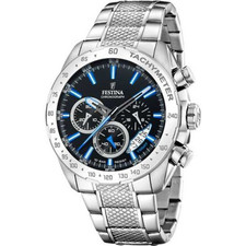Relógio Festina F20668/6 homem negro 44,5 mm aço inoxidável comprar usado  Enviando para Brazil