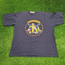 Camisa Vintage The-Simpsons Homer 2XL 25x29 Azul Y2K   comprar usado  Enviando para Brazil