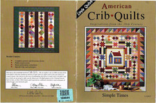 Colcha American Berço Pequenas Colchas Padrão Livro Tempos Simples 1992 Vintage, usado comprar usado  Enviando para Brazil