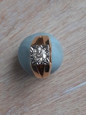 gents gold diamond ring for sale  BASILDON