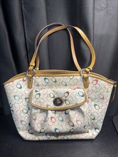 Leah coach tote for sale  Blakeslee