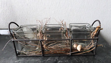 Set dreiteilig glas gebraucht kaufen  Bremerhaven