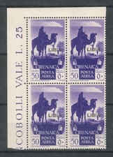 Libia 1936 quartina usato  Roma