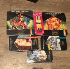 Usado, Lote de lápis de cor prismacolor vintage usados década de 2010 lápis fórmula antiga frete grátis comprar usado  Enviando para Brazil