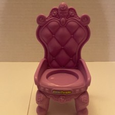 CADEIRA CASTELO TRONO ROXO Fisher Price Little People para princesa comprar usado  Enviando para Brazil