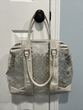 Autêntica bolsa de boliche Fendi branca/clara com zíper, adesivo amarelado, veja fotos , usado comprar usado Autêntica bolsa de boliche Fendi branca/clara com zíper, adesivo amarelado, veja fotos , usado comprar usado  Enviando para Brazil