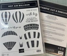 Conjunto de selos de balão de ar quente Stampin' Up com matrizes comprar usado  Enviando para Brazil