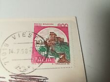Francobollo rocca maggiore usato  Italia