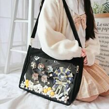 Quadrado Harajuku japonês Lolita de Ombro Bolsa Carteiro Transparente itabag comprar usado  Enviando para Brazil