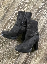 Stiefeletten schwarz plateau gebraucht kaufen  Fürstenberg
