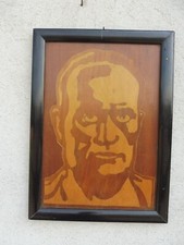 Quadro legno intarsiato usato  Viu