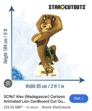 Alex madagascar lifesize for sale  RUISLIP