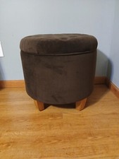 Velvet tufted round for sale  Holts Summit