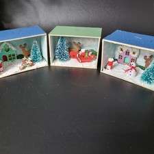 Set miniature christmas for sale  POLEGATE