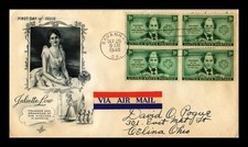 CAPA DOS EUA JULIETTE LOW GIRL SCOUTS FDC SCOTT 974 BLOCO DE 4 CACHET DE ARTE, usado comprar usado  Enviando para Brazil