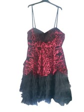 Flock red black for sale  LONDON