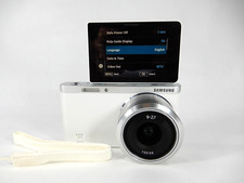[Bom] Câmera Inteligente Digital Samsung NX Mini 20.5MP 9-27mm Lente WiFi NFC #67 comprar usado  Enviando para Brazil