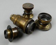 Vintage brass lenses for sale  UK