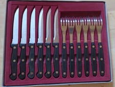 Steakbesteck steakmesser 6 gebraucht kaufen  Bärenbach, Kappel, Schlierschied